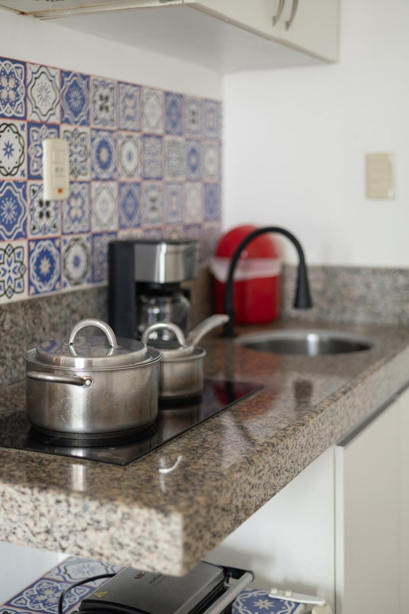 Vista Mar E Lagoa - Cozinha E Frigobar - Apartamento Flat Proximo A Praia São Luís Eksteriør billede